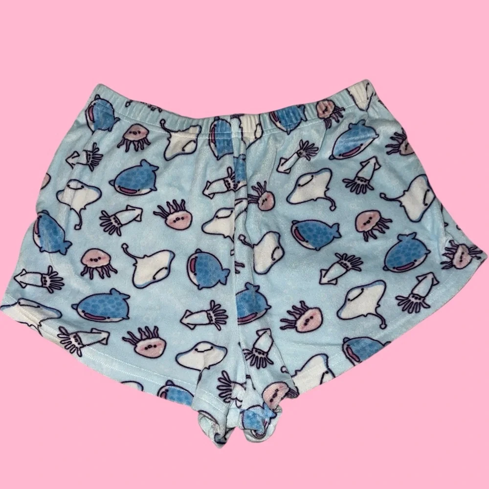 Sea animals pajama shorts - Picture 1 of 2